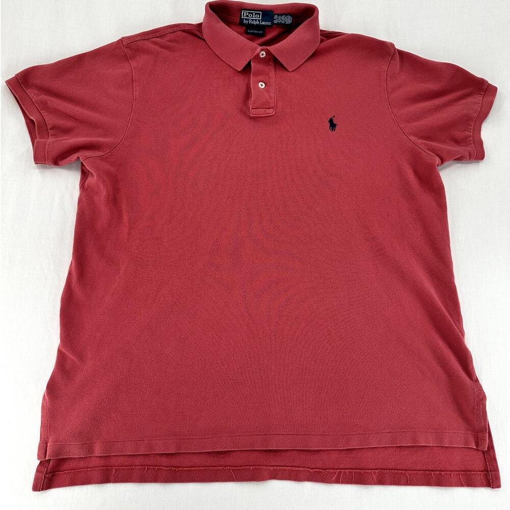 Polo Ralph Lauren Custom‎ Fit Red Polo Shirt X-Large